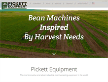 Tablet Screenshot of pickettequipment.com